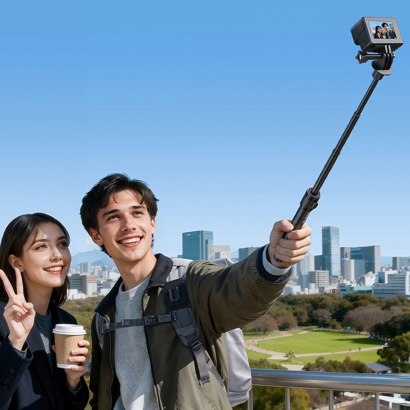 울란지 VL04 백팩 스트랩 장착 DJI 인스타360 고프로 액션캠 셀카봉 셀피스틱 이미지 7