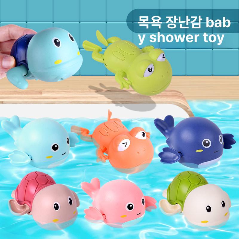 거품나오는 게 거품기계 목욕 샤워 욕실디스펜서 버블건 비누방울 귀여운 꽃게소품 - 상세 이미지 5