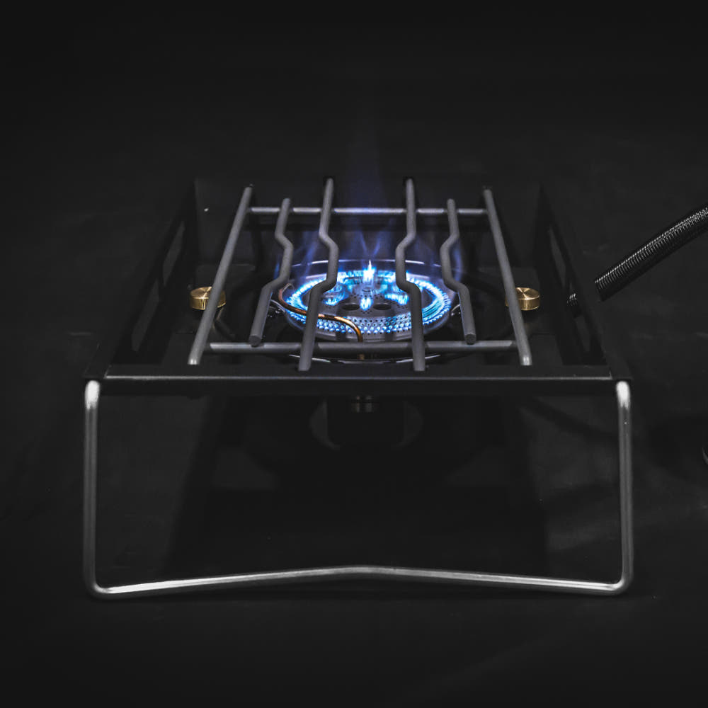 N.I.P 파워 플랫버너 강염 IGT 원버너 플레이트 액출 블랙