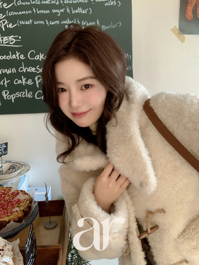 더플 후드 시어링 토글 버튼 하프 코트 ct1696 이미지 7
