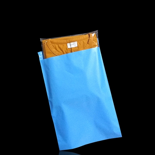 HDPE 블루 쇼핑몰 택배 봉투 33X 48 cm +4 100매 포장 의류 옷택배 - 메인 이미지