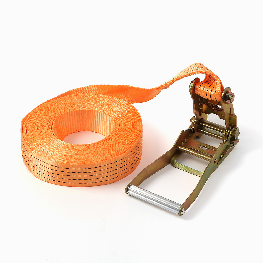트럭 적재함 화물 고정 라쳇바( 10M) (폭 50 mm) 로프 짐고정 탄력바 고정바 - 상품 이미지