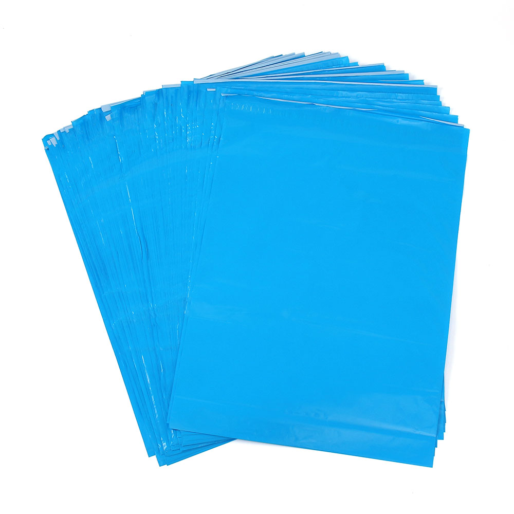LDPE 택배 포장 봉투 100매( 40x 51 cm) (블루) 비닐 봉지 포장지 - 상품 이미지