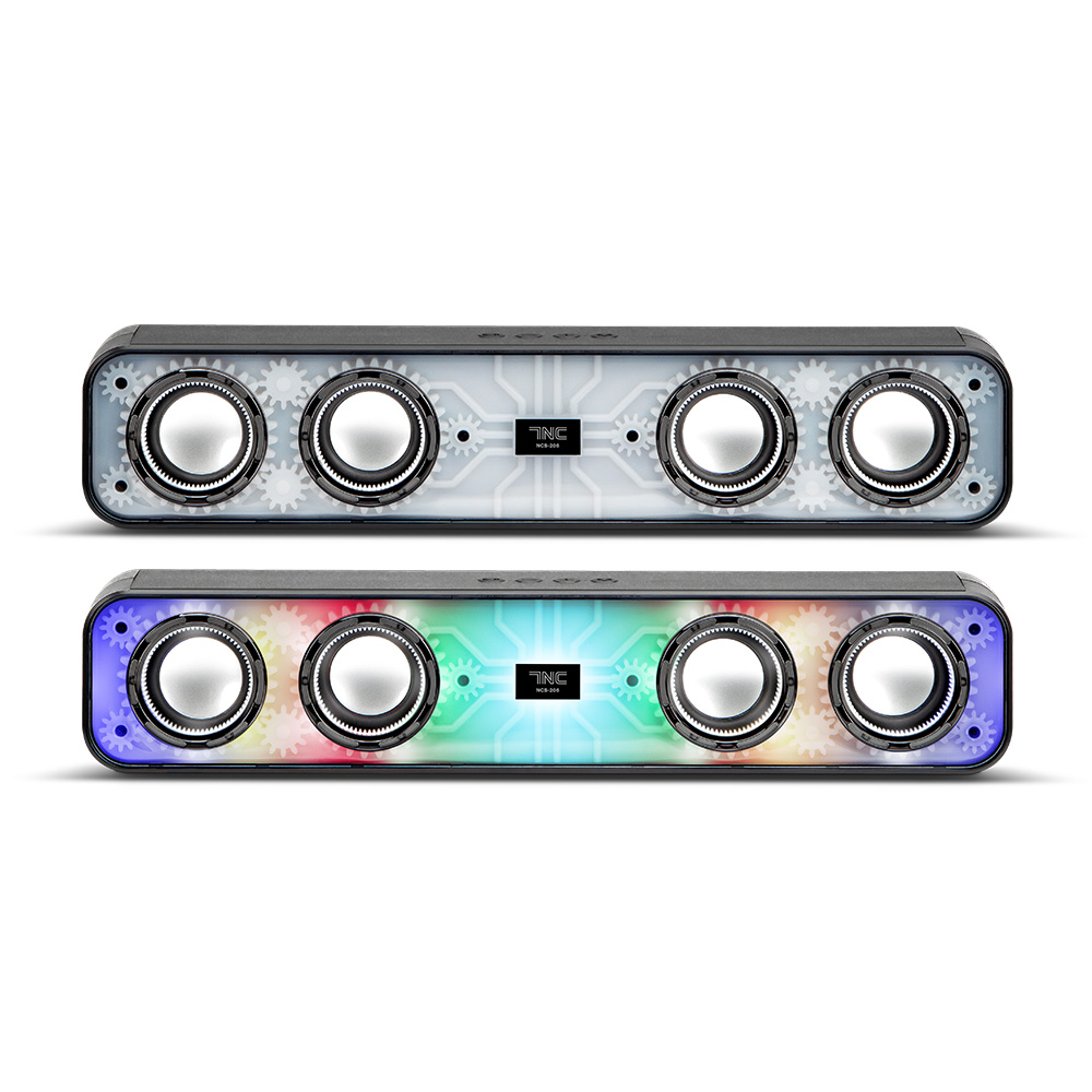 7NC 블루투스 무선 스피커 고출력 20W LED 휴대용 무드등 사운드 바 컴퓨터 노트북 제품 이미지