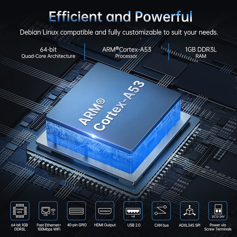 빅트리텍 파이 V1.2 컨트롤 보드 쿼드코어 WiFi 1GB RAM, BTT 지원 SKR 미니 E3 V3.0 옥토퍼스 /프로 /맥스 이지 크라켄 피코 사일런트 보드, i3 /Cor - 상세 이미지 2
