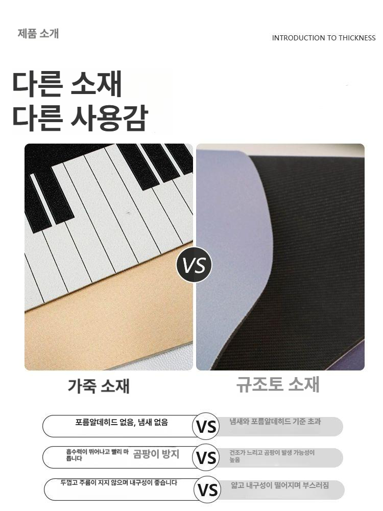 창문 선반 초슬림 창문매트 사계절 흡수 방수 방진 미끄럼방지 피아노 연주 70 x 150cm - 상세 이미지 5