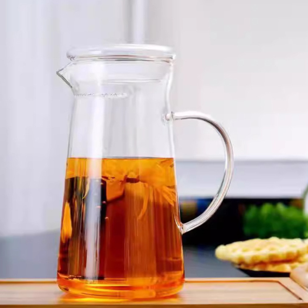 로하티 바른 내열 유리 차포트 차주전자 (800 ml) 유리티 티주전자 찻주전자 티팟 - 상품 이미지