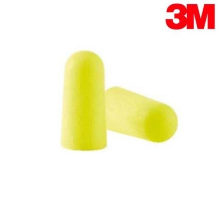 3M 312-1250 옐로우 네온 폼타입 무선 귀마개 - 메인 이미지