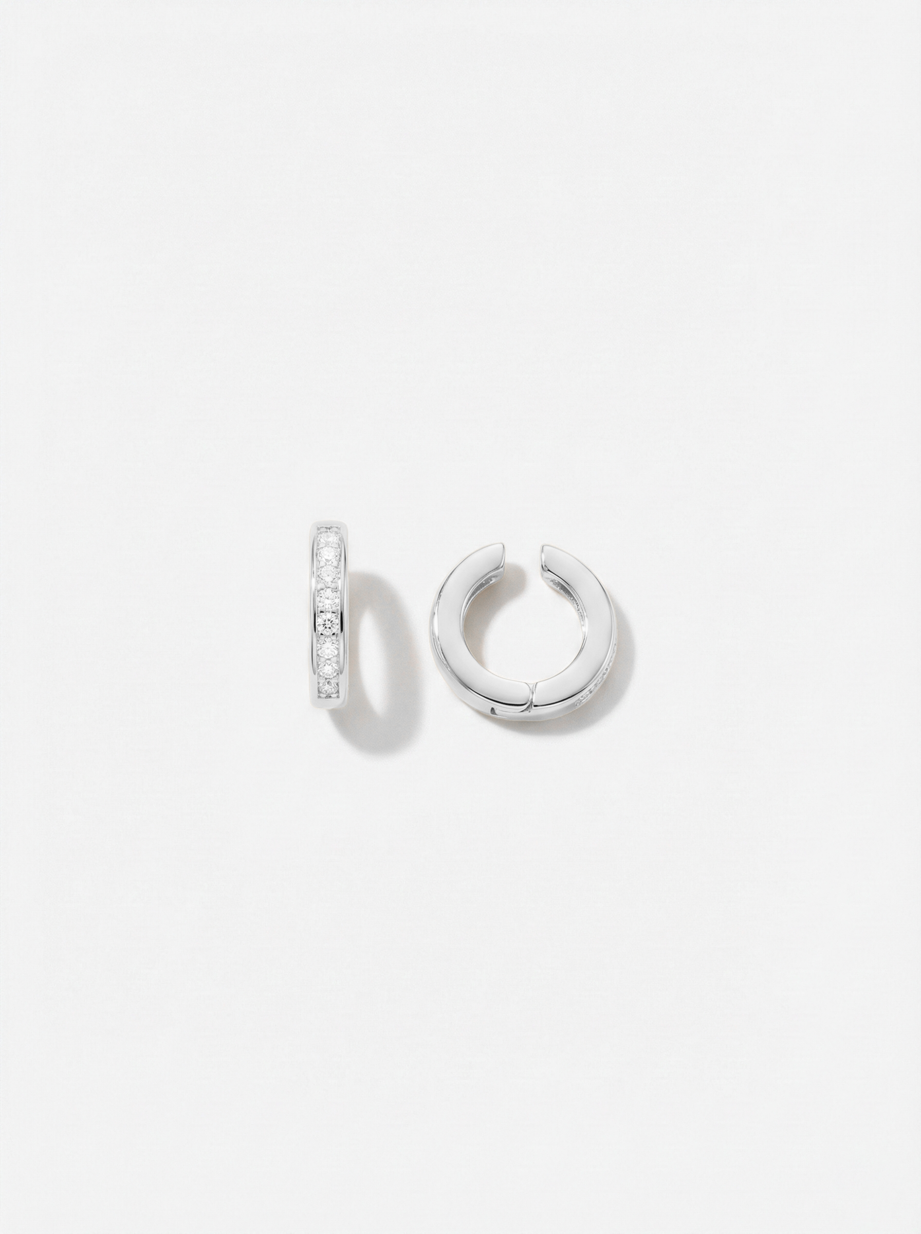 지티 귀찌 알러지없는 이어커프 큐빅 귀안뚫는 귀걸이 글로우 제로터치