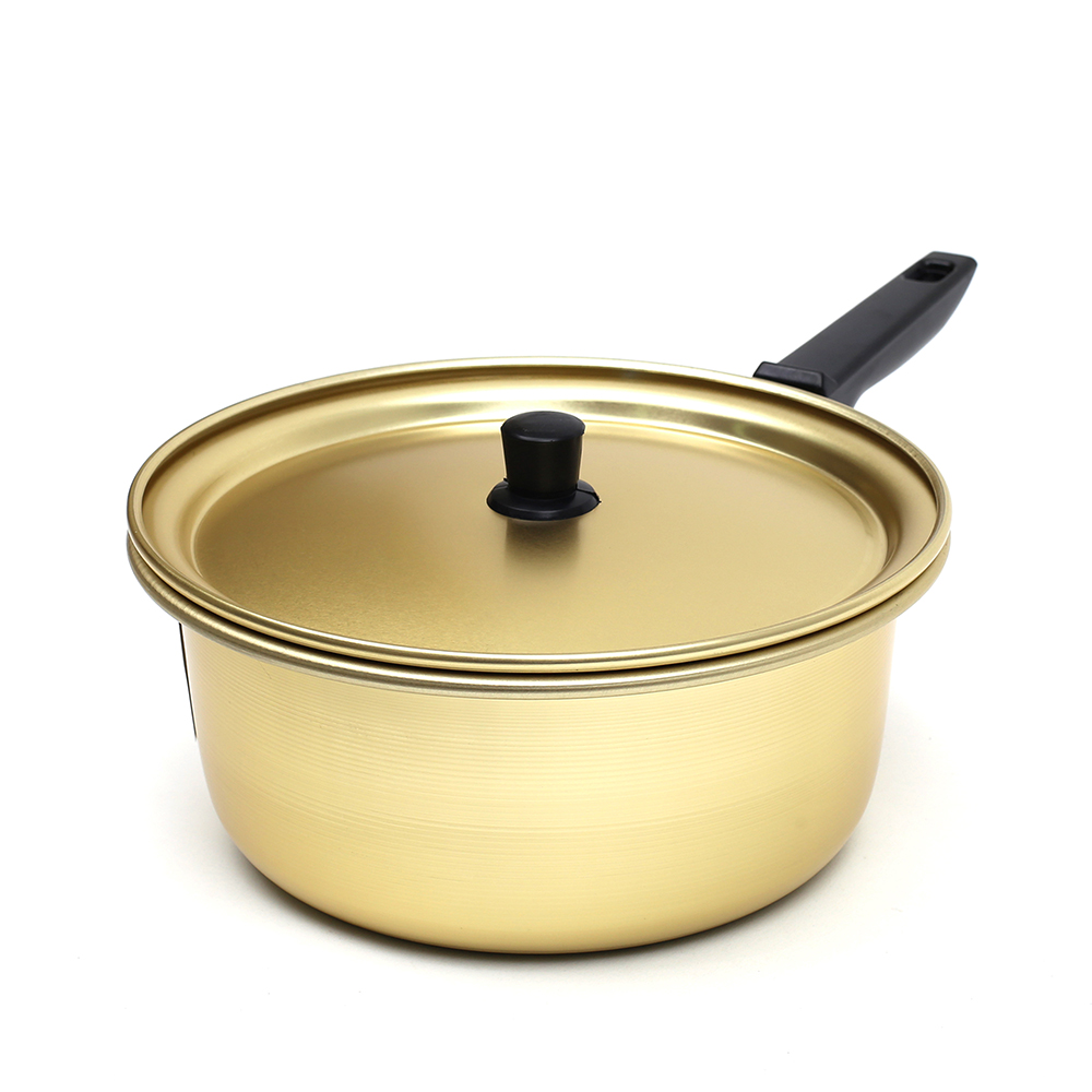 이라이프 편수 양은 냄비( 20 cm) 라면 알루미늄 찌개 편수양은 한손 한손양은 노란 - 상품 이미지