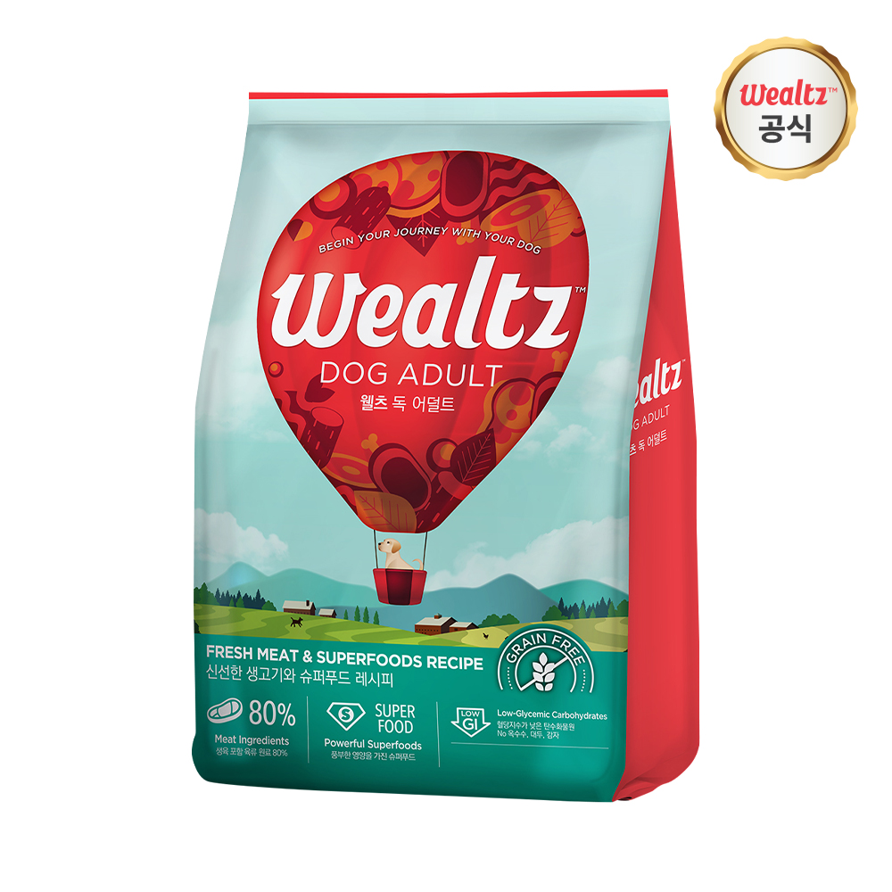 웰츠 독 어덜트 2.1kg 제품 이미지