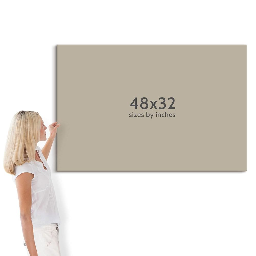농장 말 캔버스 월 아트 대형 액자 흑백 초상화 인쇄 친절한 커플 그림 자연 목장 동물 머리 거실용 수평 스위트 야생동물 아트워크 Beach Horse 24 L x 16 W - 상세 이미지 2