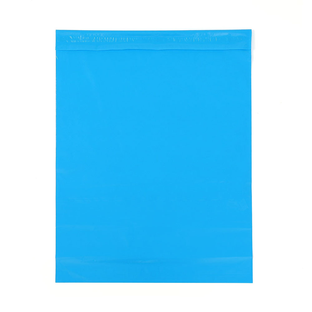 LDPE 택배 포장 봉투 100매( 40x 56 cm) (블루) 비닐 봉지 포장지 - 상품 이미지