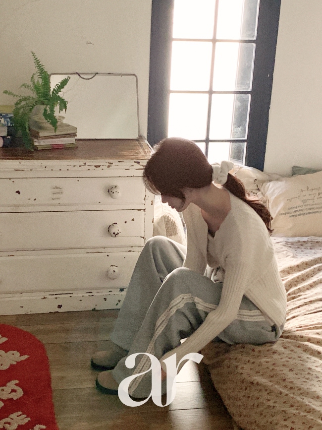 세미 크롭 골지 가디건 cd3560 - 상세 이미지 3