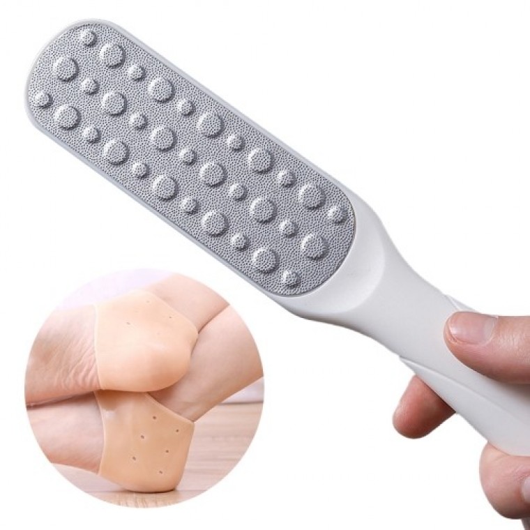 발각질제거기 풋파일 + 실리콘 보습패드 발뒤꿈치 발각질 풋케어 - 메인 이미지