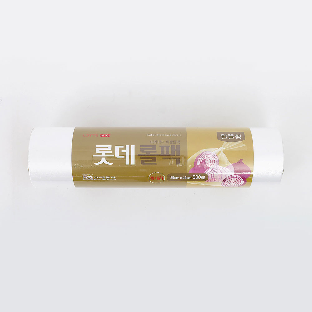 이라이프 알뜰형 비닐 위생롤백 500 매입 특대 35x 45 cm 특대형 위생백 위생팩 - 상품 이미지