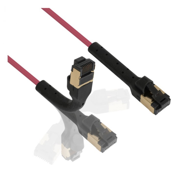 CAT7 U-FTP 부트 벤더블 와인케이블 20M 자유형 꺾임 360도 각도조절 노트북 데스크탑 PC 컴퓨터 10GBPS - 상품 이미지
