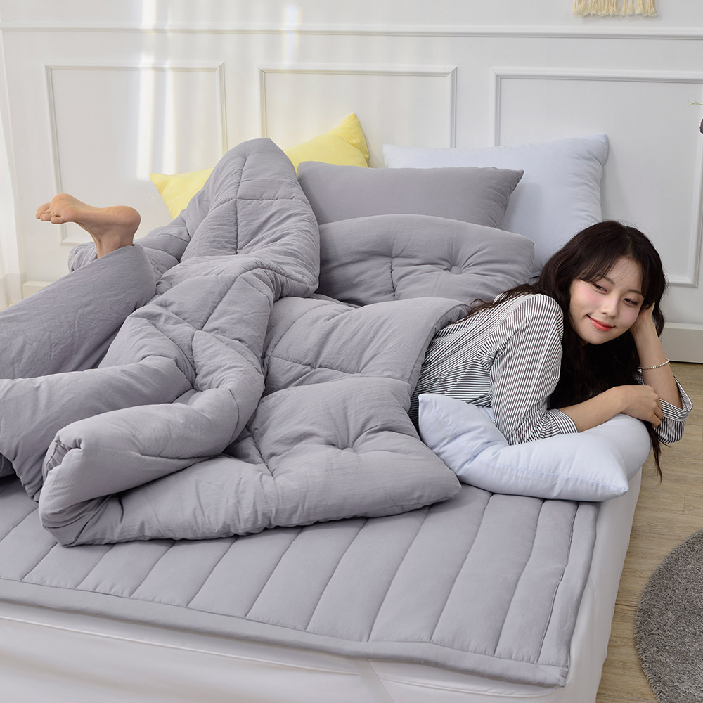 오코텍스 비건 사계절 8컬러 먼지없는 항균 이불세트 SS (패드+이불+베게커버)