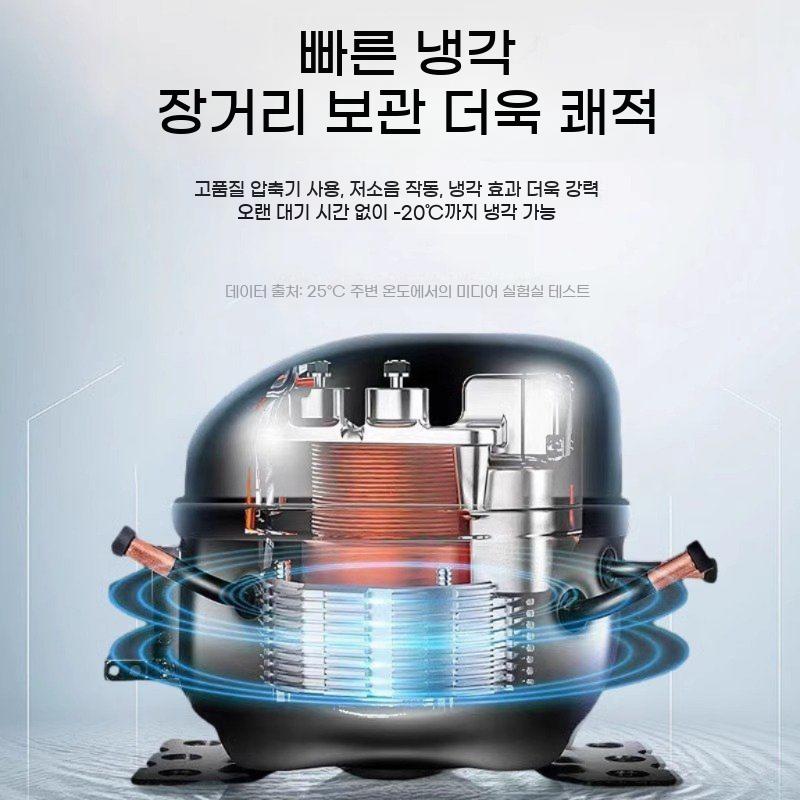차량용냉장고 차량 휴대용 캠핑냉장고 냉장고 쿨러 냉동고 화물차 자동차 이동식 배터리 캠핑 - 상세 이미지 3