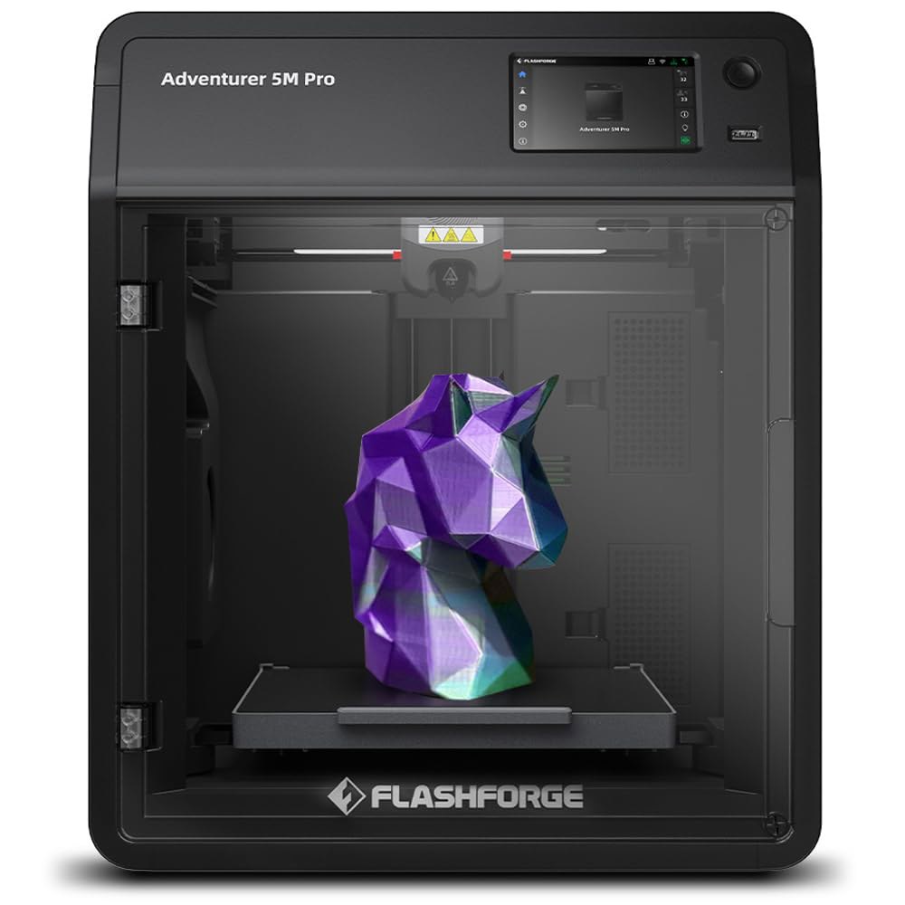 플래시포지 AD5M Pro 3D 프린터 600mm /s 고속 및 정밀도, 0.4 0.6mm 노즐 번들을 사용한 완전 자동 보정, 코어XY 구조 보조 챔버 냉각, 50dB 이하의 - 상품 이미지