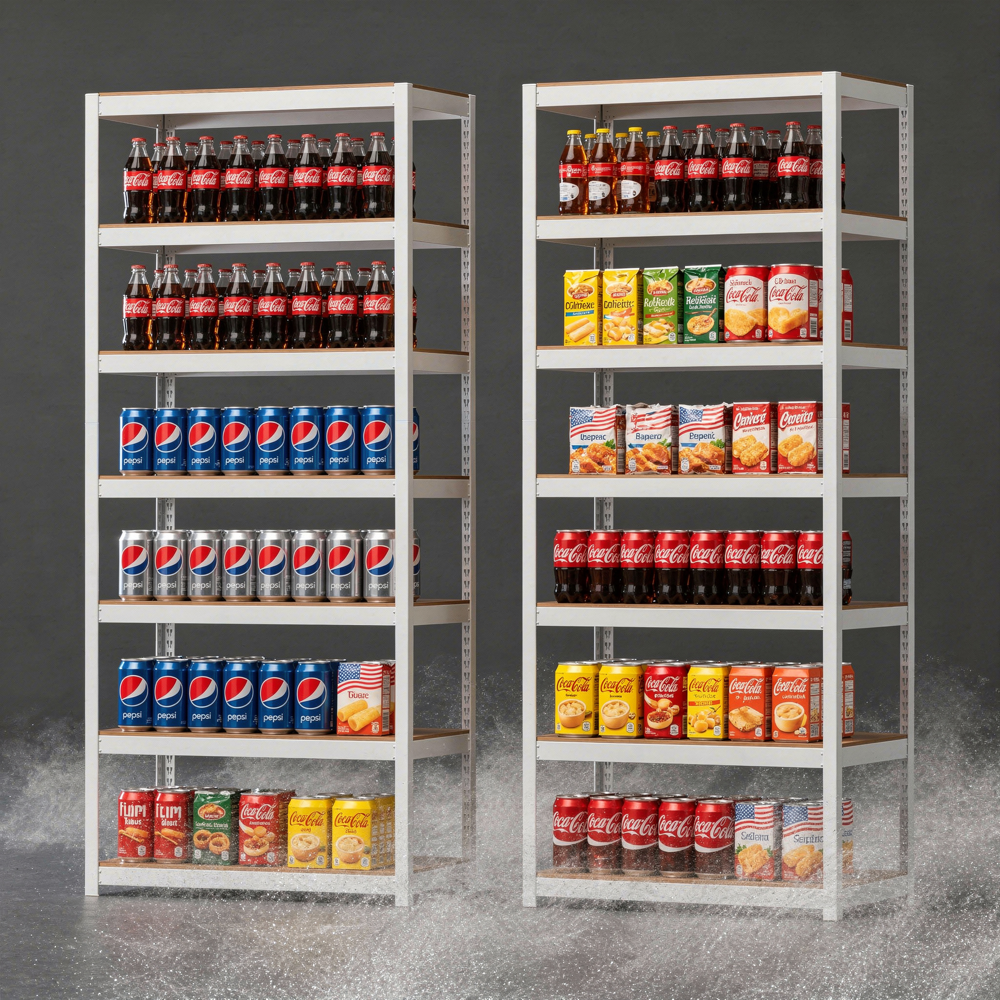 코스트코선반 스피드랙 철제선반 조립식 앵글 베란다 창고 무볼트 건조기 3030605단