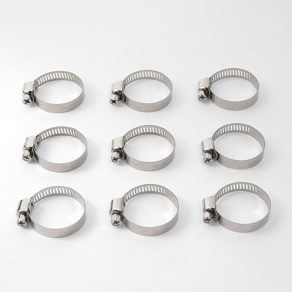 영달 철물 스텐 호스 밴드 100p 세트( 32 mm) 클램프 조임 조임쇠 - 상품 이미지