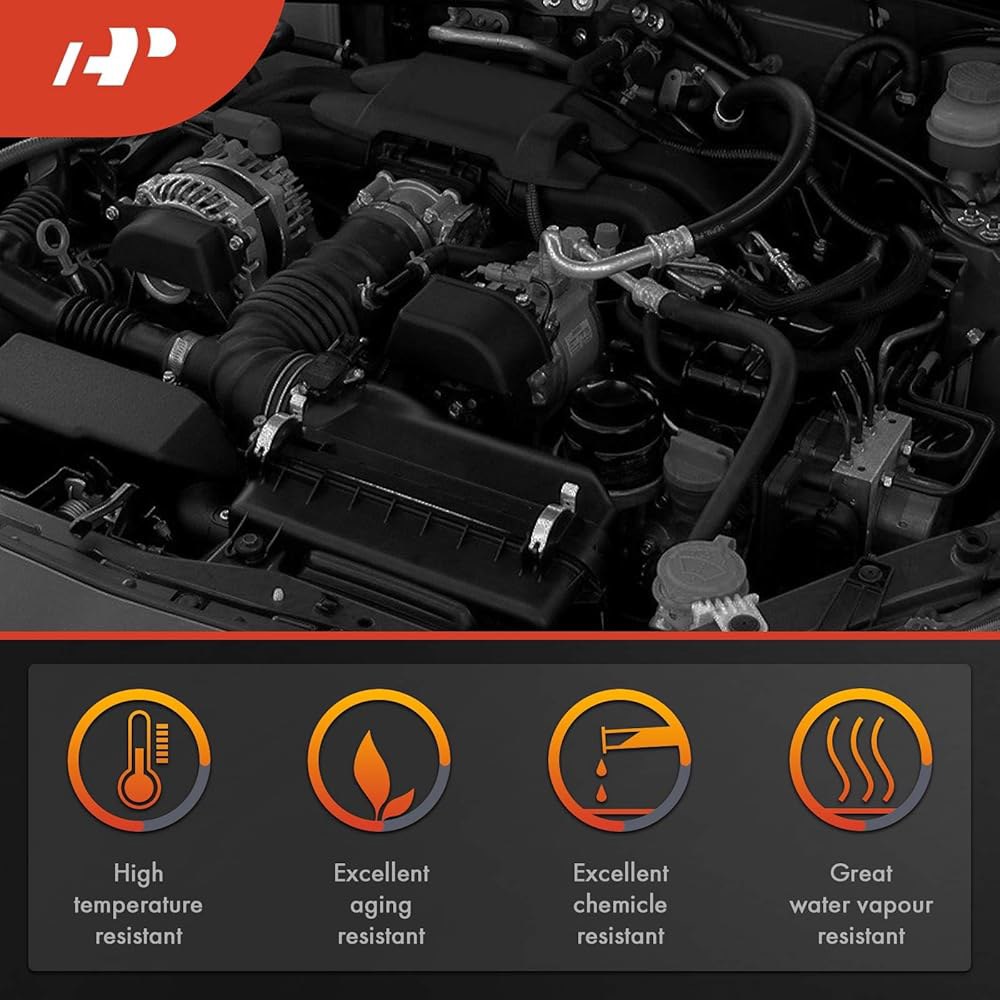 BMW E39 시리즈 530i 2001-2003 3.0L와 호환되는 클램프가 있는 A-프리미엄 엔진 공기 청정 흡기 튜브 호스 - 상세 이미지 3