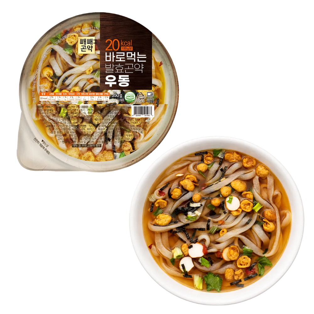 발효 곤약 우동 저칼로리 칼로리낮은 두부 우동면 바로먹는 350g, 4개 - 상세 이미지 4