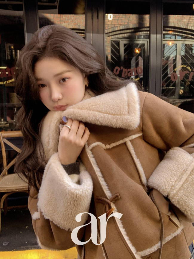 와이드 양털 카라 스웨이드 더플 숏 무스탕 jk3046 - 상세 이미지 2