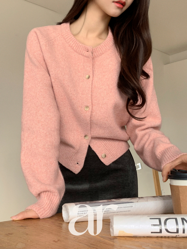 보카시 울 래글런 라운드 가디건 cd3559 - 상세 이미지 4