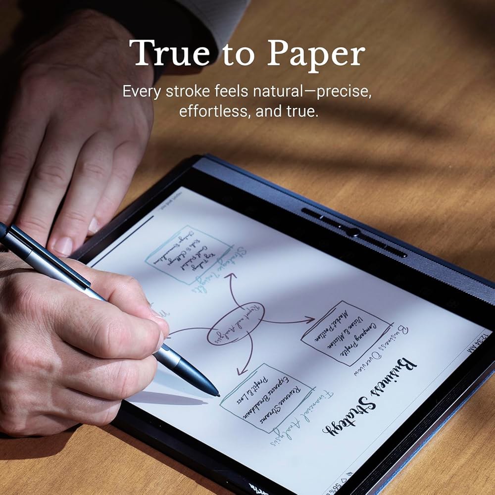 펜스타 eNote Pro 10.3 컬러 E 잉크 종이 태블릿 번들, 터치스크린 디지털 노트북, 4GB 128GB 전자 쓰기 태블릿, B6 스타일러스 펜, AI 기반 음성-텍스트 - 상세 이미지 3