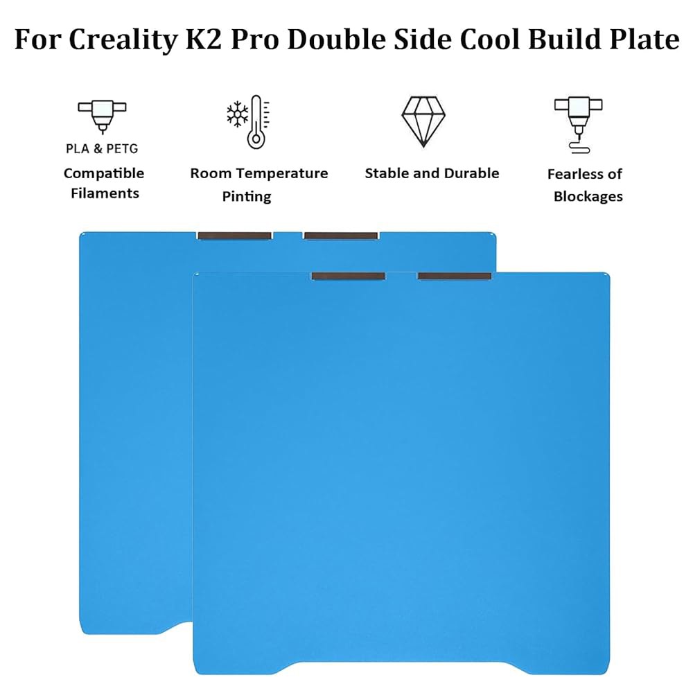 크리에이티 K2 Pro 3D 프린터용 310x325mm 쿨 빌드 플레이트, 양면 텍스처 PEI 스프링 스틸 콜드 플레이트 유연한 플랫폼 침대 탈착식 인쇄실 온도 인쇄 - 상세 이미지 3