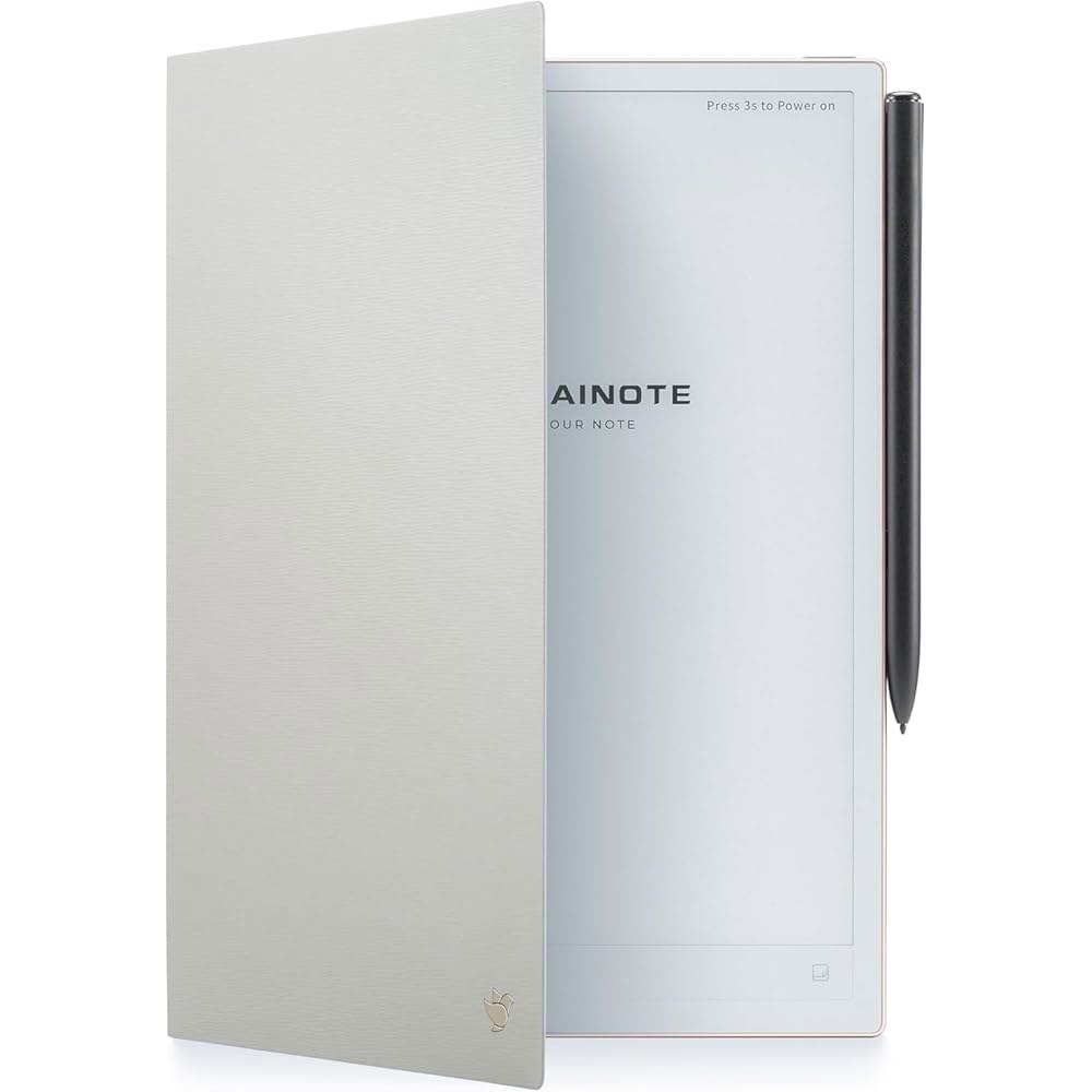 iflytek AINOTE 2,10.65 AI E 잉크 태블릿, 스타일러스가 탑재된 스마트 페이퍼 노트 필기 태블릿(아이노테2용 케이스그레이) CaseGray for AINOTE2 - 상세 이미지 3