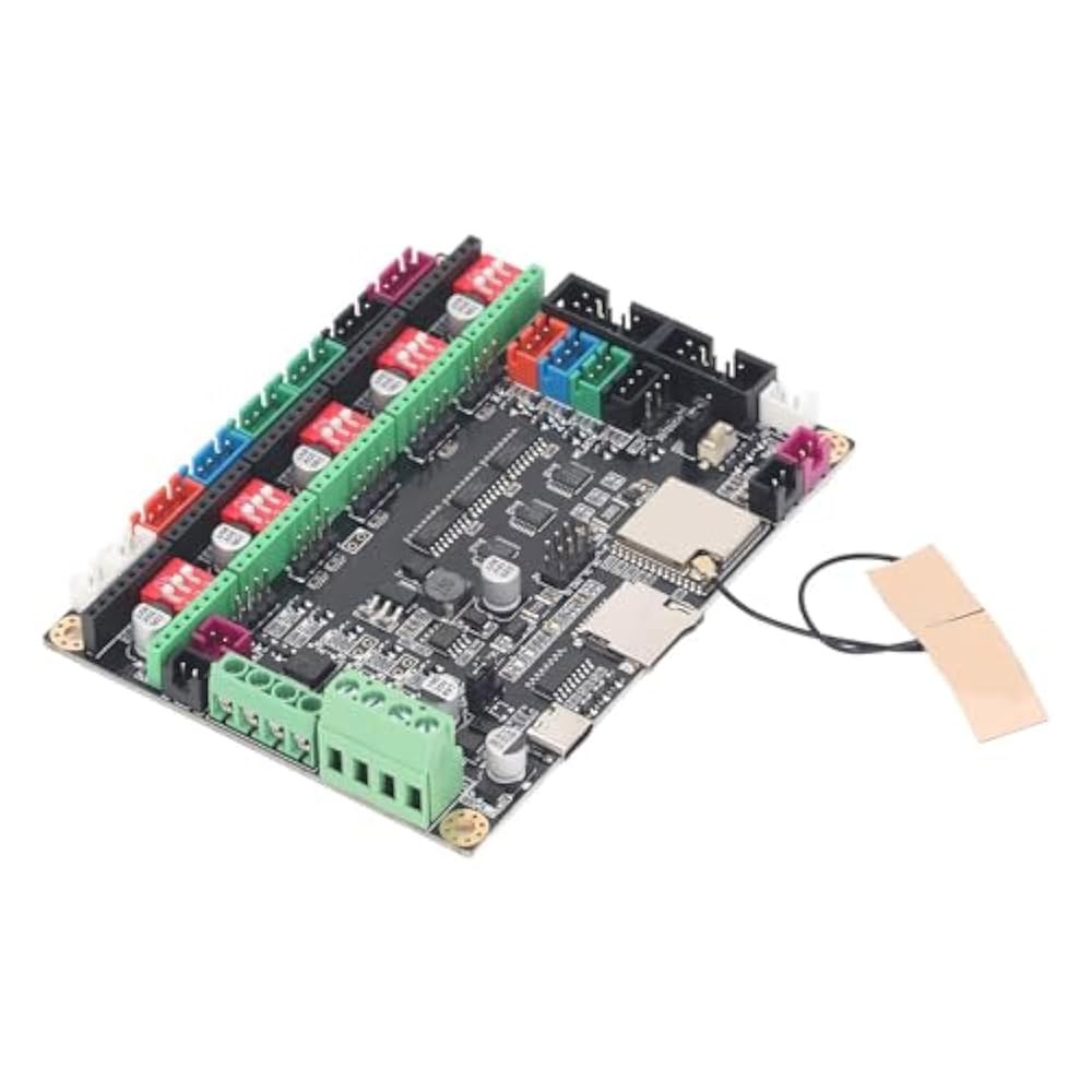 MKS ESP32 3D 프린터 마더보드 컨트롤 보드, 32비트 MCU 240MHz, 5개의 A4988 스테퍼 모터 드라이버, DC 12-24V, 800만 플래시 메모리, USB - 상품 이미지