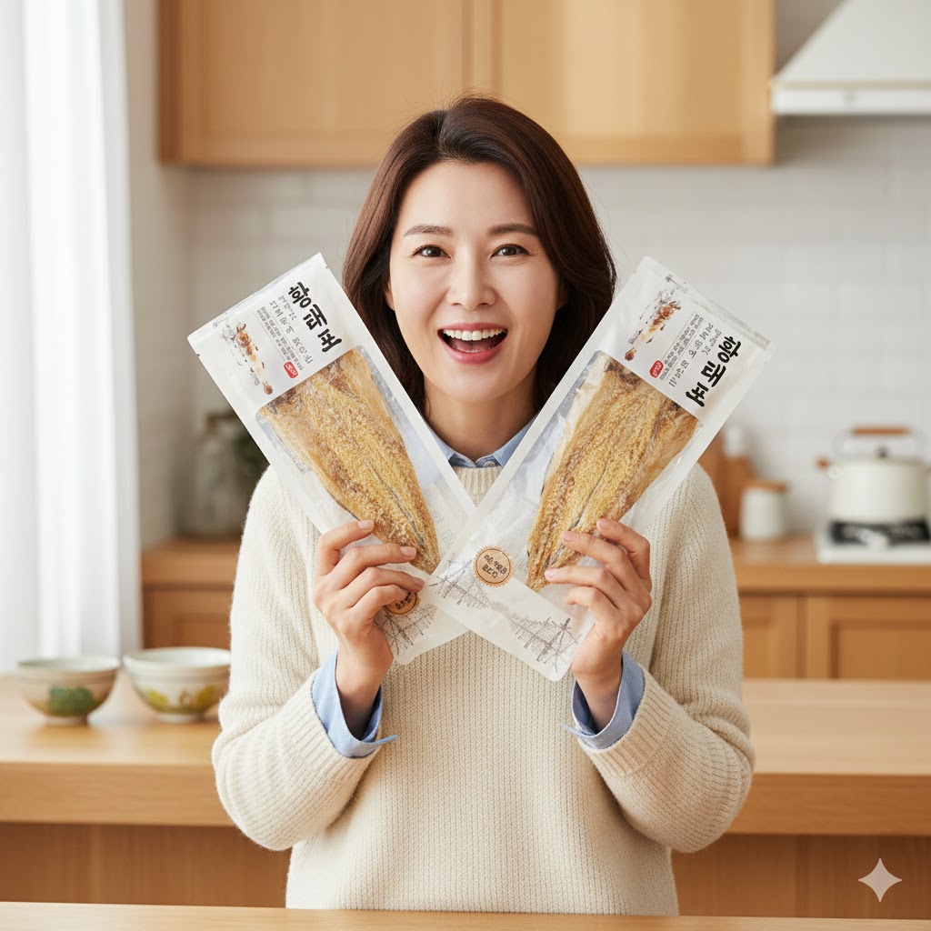 명식품본사 황태포 특왕대 한마리 대관령 용대리 제사용 성묘용 해장국 100g, 10개 - 상세 이미지 3