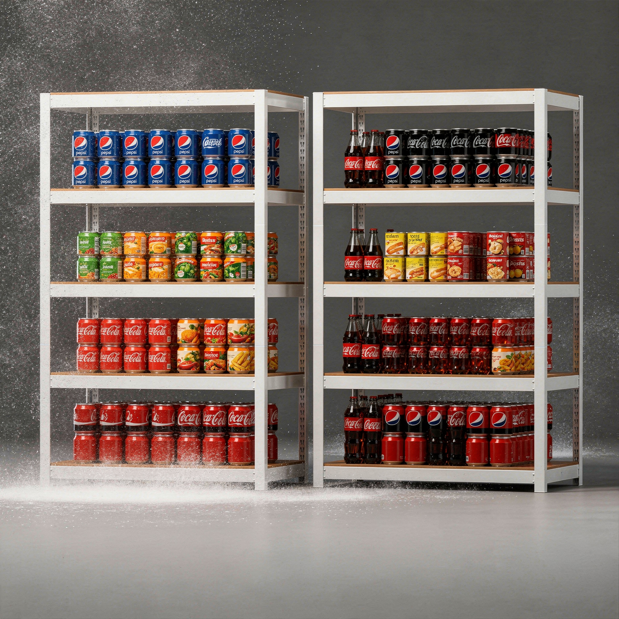 코스트코선반 스피드랙 철제선반 조립식 앵글 베란다 창고 무볼트 건조기 3030605단