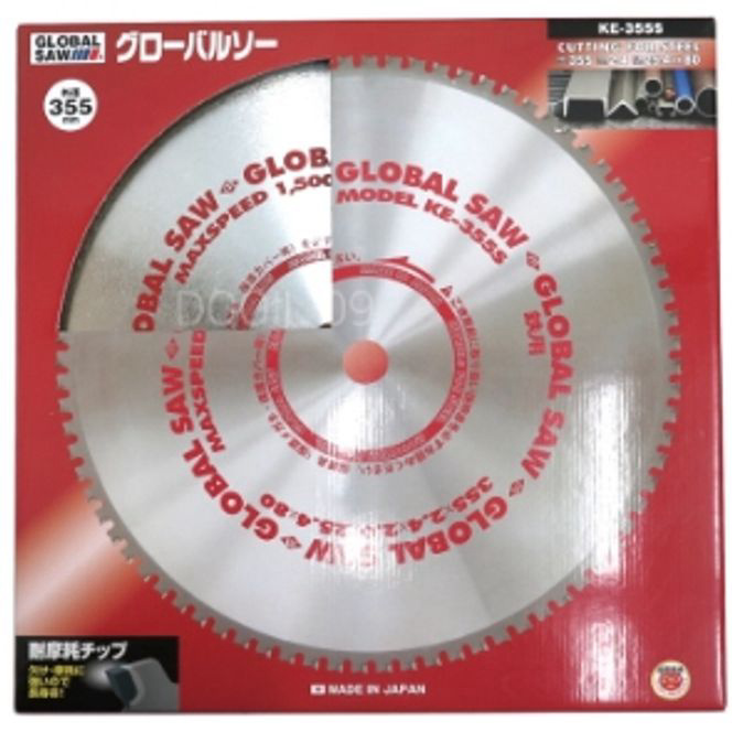 모토유키 금속용 톱날 원형 팁쏘 355 mm 80 금속날 금속용팁쏘 커팅날 커팅기날 - 상품 이미지