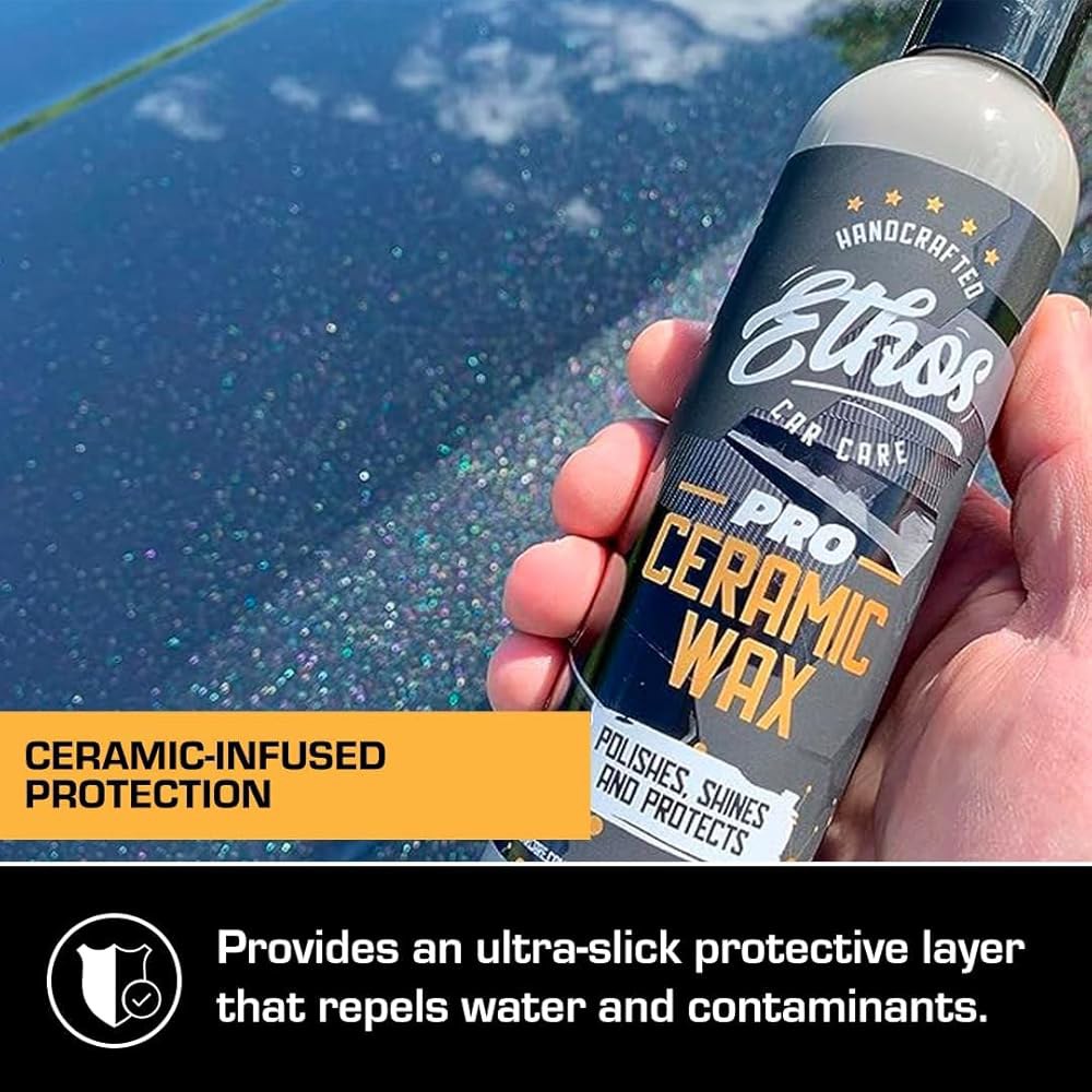 Ethos 세라믹 왁스 - 항공 우주 탑 매끄러운 광택 자동차 코트 소수성 및 마감 코팅 보호 Ceramic Speed Wax GALLON - 상세 이미지 3