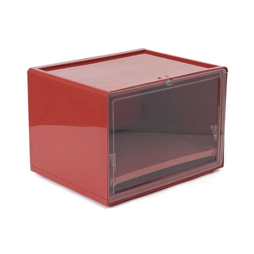 슈슈앤 슬라이딩 신발 정리함 (레드) 보관함 DIY 신발장 슈박스 슈케이스 정리대 현관