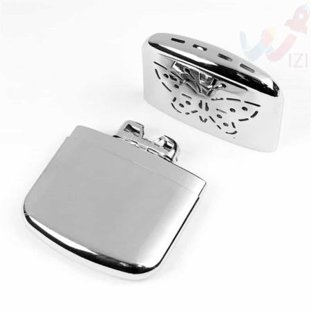 브이커머스협력사 신선IZI 충전식핫팩 휴대용손난로 오일충전 손난로 메탈실버