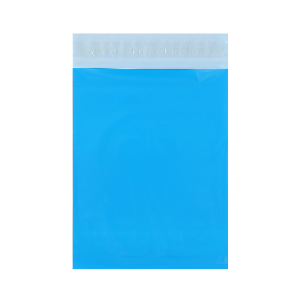 LDPE 택배 포장 봉투 100매( 20x 26 cm) (블루) 비닐 봉지 포장지 - 상품 이미지
