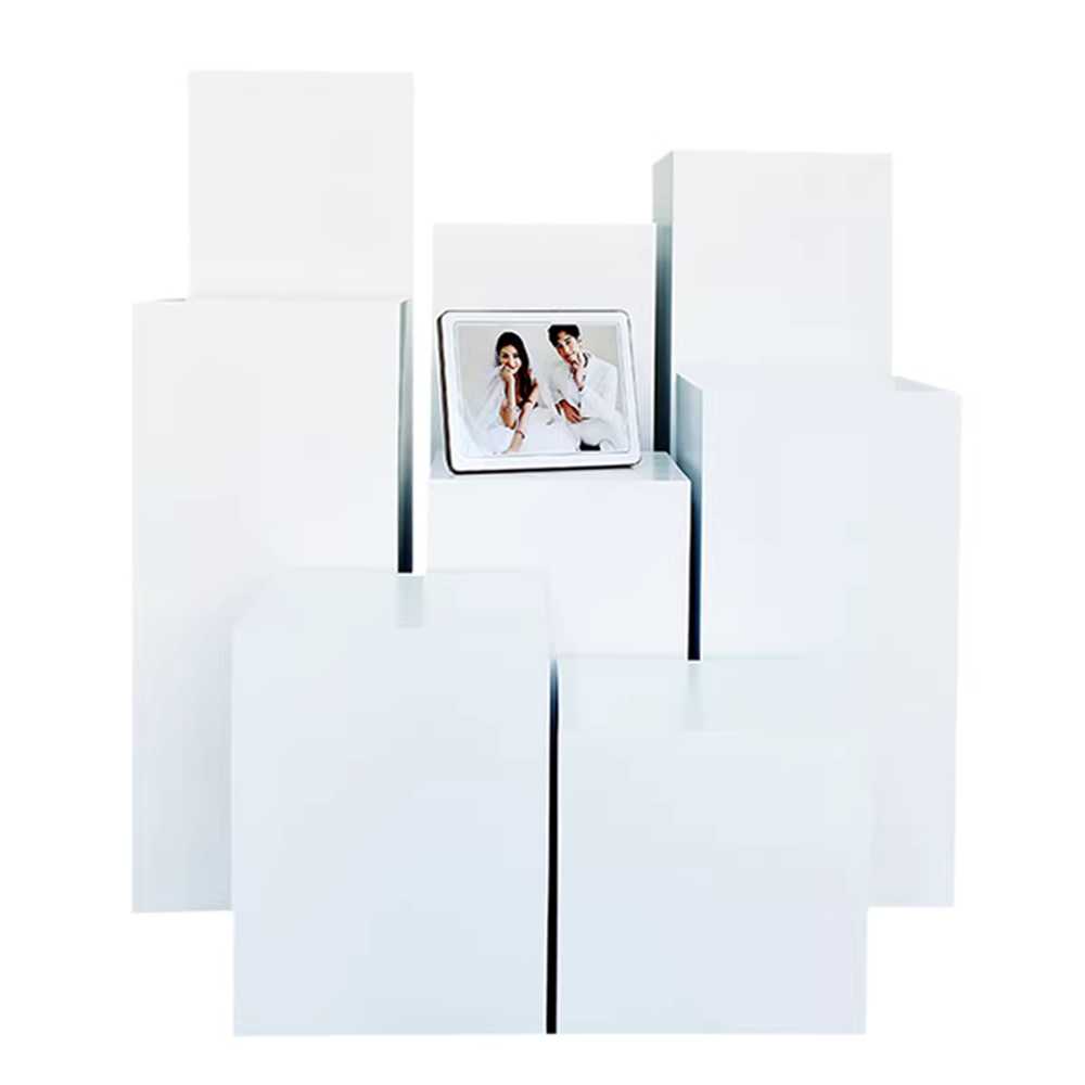디스플레이박스 촬영 다이 전시대 소품 오브제 화이트 30x80cm - 상세 이미지 5