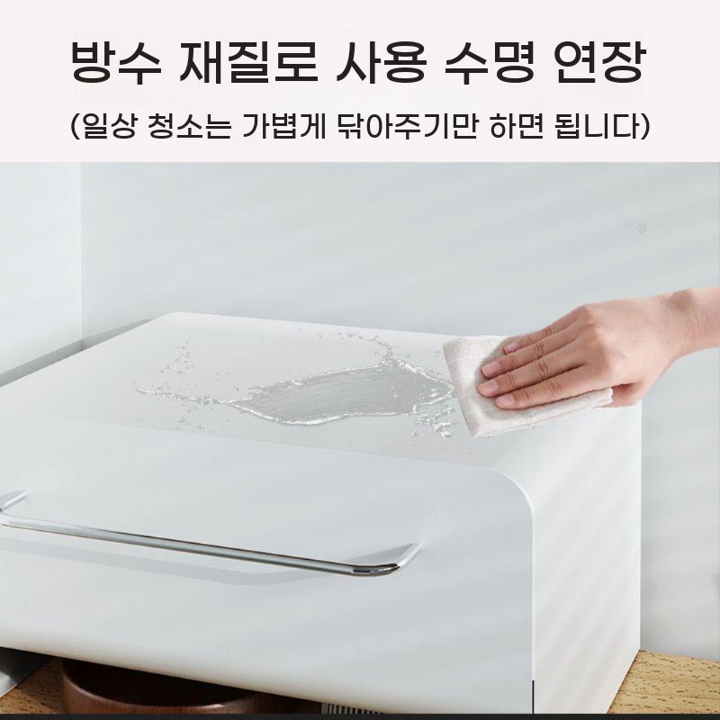 커피머신 철제 보관함 받침대 믹서기 다이 서랍장 슬라이딩 정수기 선반 디귿 수납함 수납장 - 상세 이미지 5