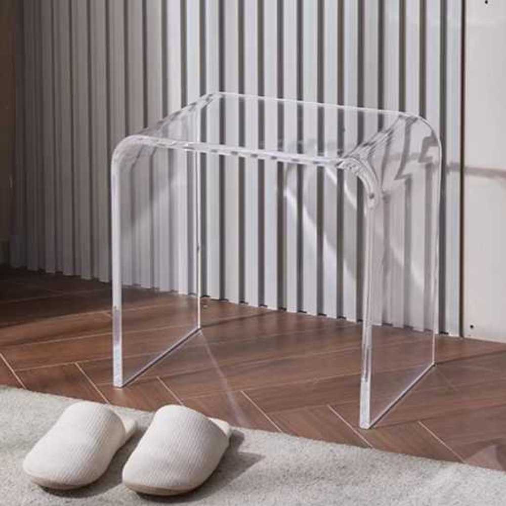 투명 테이블 소파테이블 모던 쇼파 아크릴 사이드 32x23x23.5cm - 상품 이미지