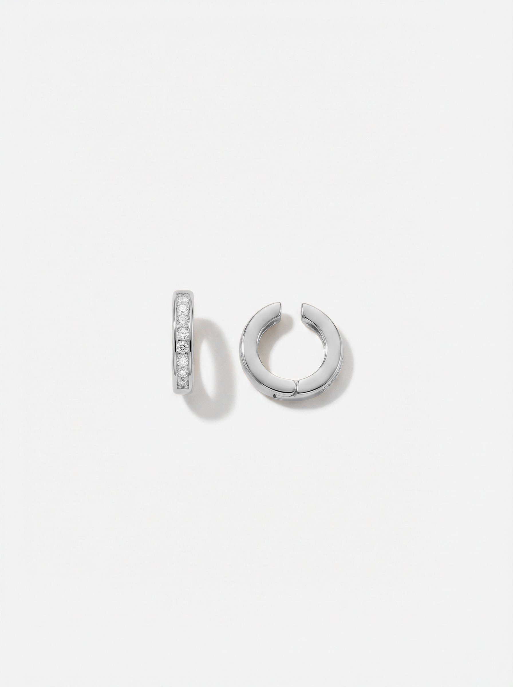 지티 귀찌 알러지없는 이어커프 큐빅 귀안뚫는 귀걸이 글로우 제로터치