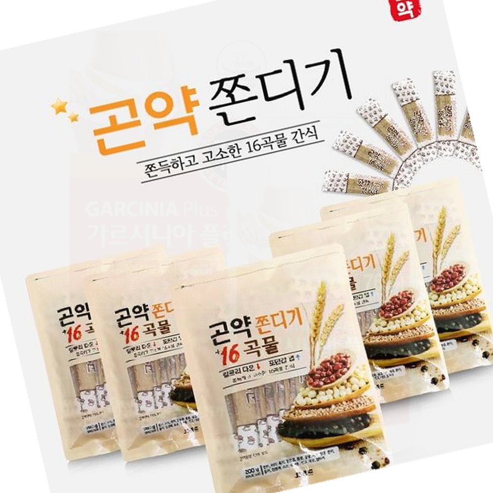 곤약 쫀드기 16곡물 함유 저칼로리 간식  야식 - 상품 이미지