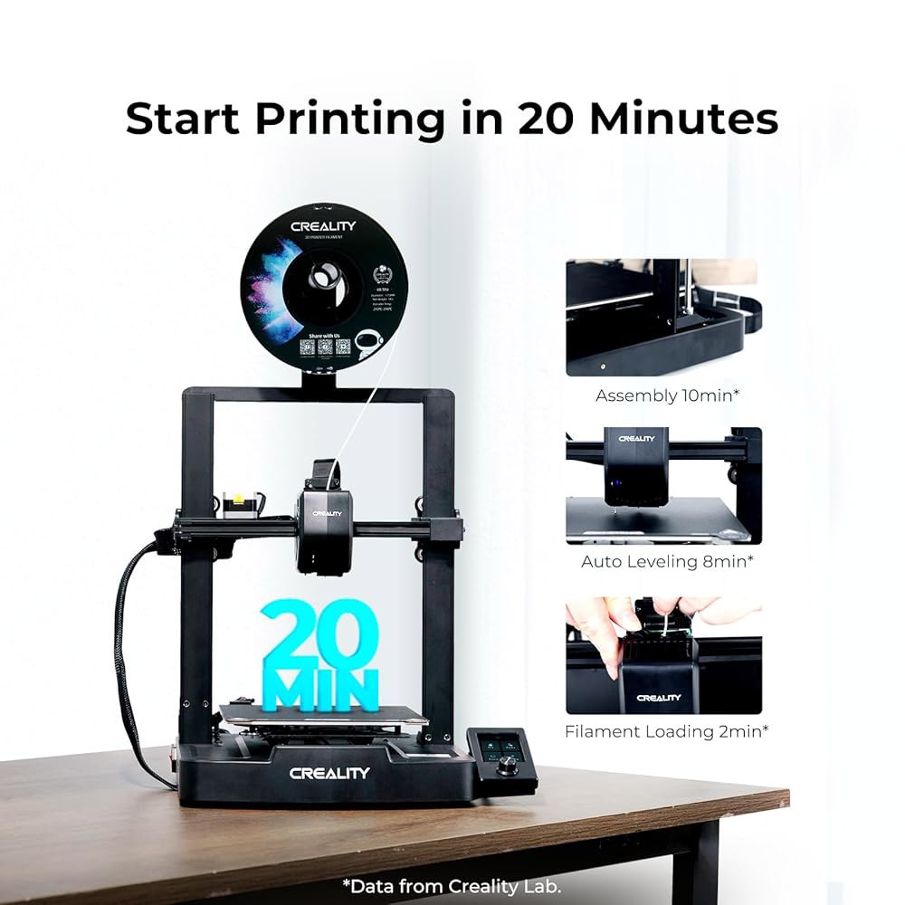 크리알리티 엔더 3 V3 SE 3D 프린터, 250mm/s 더 빠른 FDM 프린터(CR 터치 자동 레벨링, 스프라이트 직접 압출기 로드 필라멘트 듀얼 Z축 및 Y축, 인쇄 크기 - 상세 이미지 3
