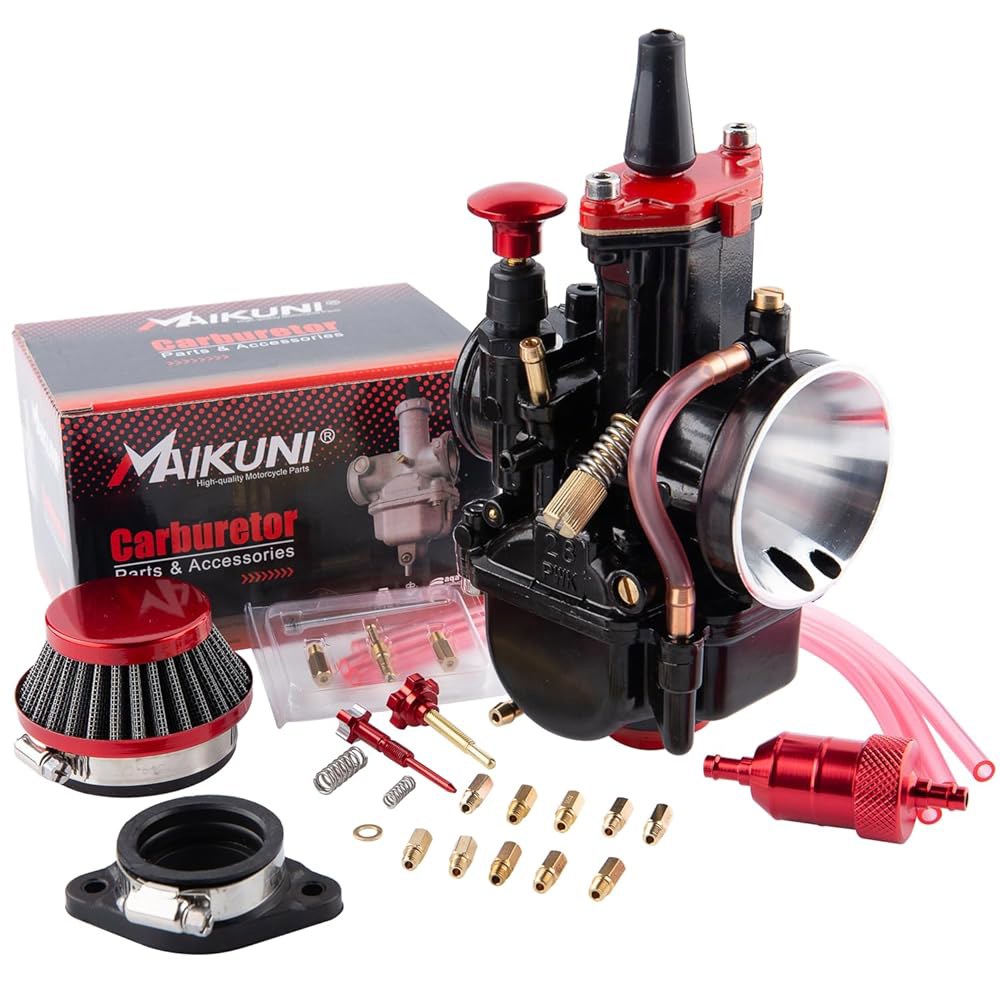 PWK 카뷰레터 21mm 레이싱 50cc ~ 100cc 2T 4T 엔진 키트, 에어 필터 흡기 매니폴드 제트 포함 더트 바이크 모토크로스 모터사이클 스쿠터 ATV 쿼드용 - 상품 이미지
