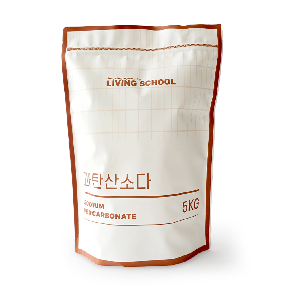 리빙 스쿨 세제 대용량 과탄산 소다5 kg 베이킹 표백제 얼룩 제거 씽크 대청소 화장실 - 상품 이미지