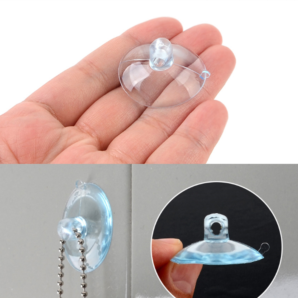 흡착판 걸이형 압착 고무 큐방 고리 32 mm 500개 파우치 화장품 다용도 속옷 - 상품 이미지